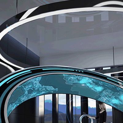 Custom Shape Display Custom LED Display Screen of Any Size and Shape Indoor Outdoor Flexible ...