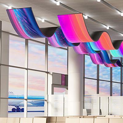 Custom LED Display Screen of Any Size and Shape Indoor Outdoor Flexible ...