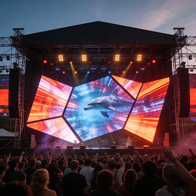 Frame Led Display Konser CINA indoor outdoor led display panel pabrik